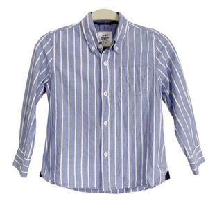 Mini Boden vertical stripes button down 4-5 years